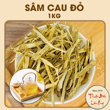 Sâm cau 1kg, sâm cau đỏ khô, thái lát, sạch, thơm, hỗ trợ bổ can thận, mạnh gân cốt, tăng cường sinh lý