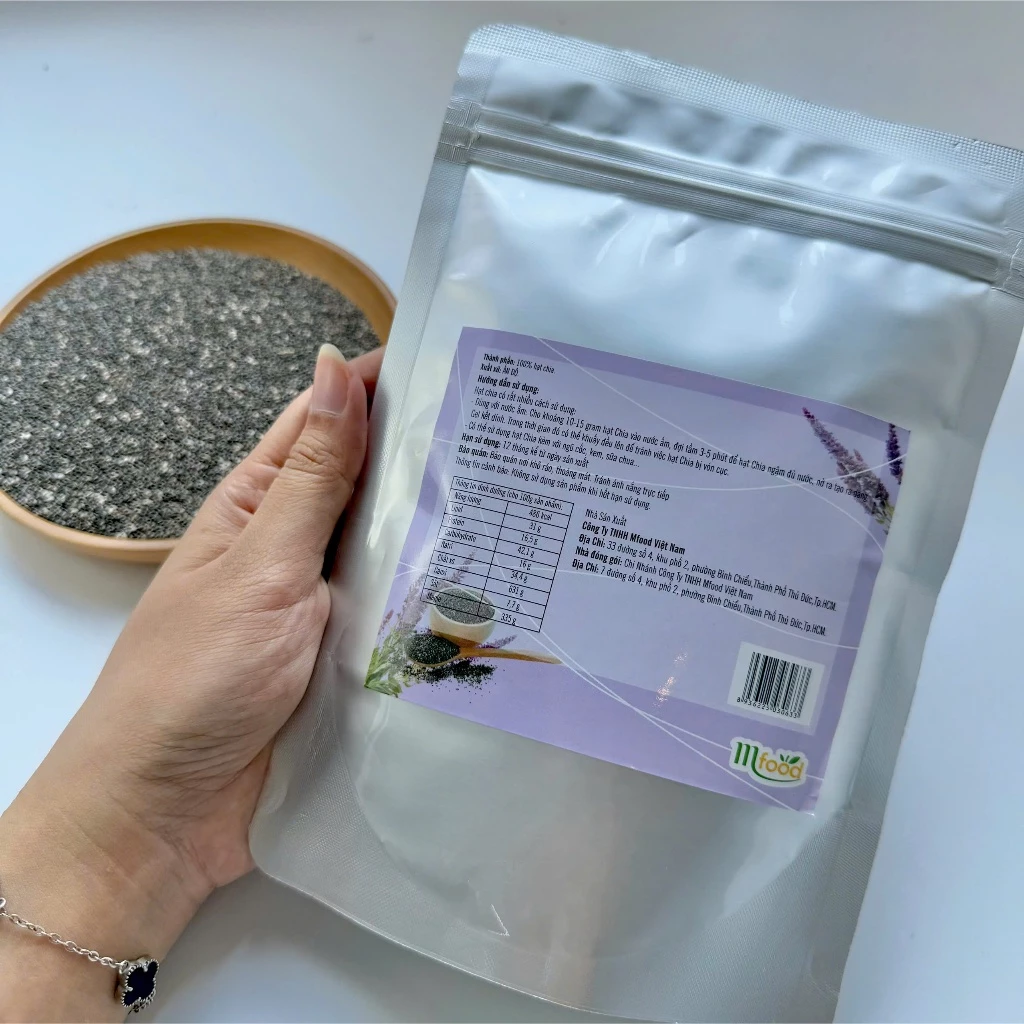 HẠT CHIA MFOOD 250G – SIÊU THỰC PHẨM CHO CUỘC SỐNG LÀNH MẠNH