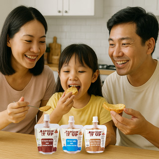 Combo 3 Túi Bơ Nguyên Chất Spoon It Up – Không Đường, Không Dầu – Tiện Lợi Mang Theo Eat Clean & Gym