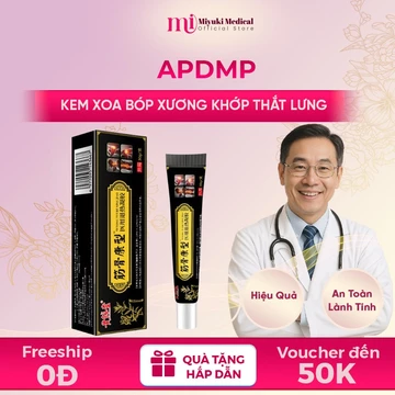 Kem Xoa Bóp Xương Khớp APDMP 20g – Gel Lạnh APDMP Làm Mát Lưng Đau, Giảm Sưng Tấy, Xoa Dịu Căng Cơ, Tê Mỏi Do Thoát Vị