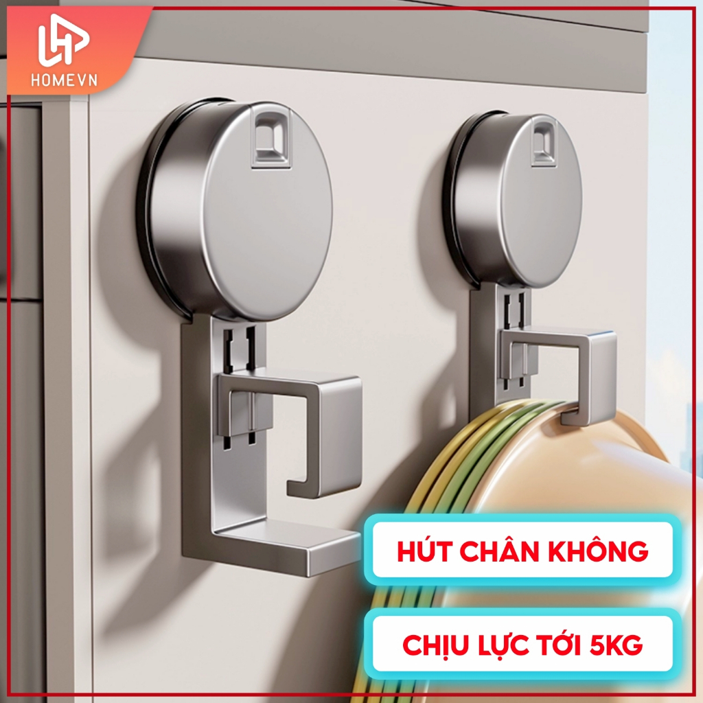 Móc Treo Chậu Hút Chân Không Cao Cấp, Móc Treo Thau Rổ Nhà Tắm, Nhà Bếp ...