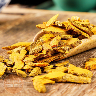 Nghệ Vàng Thái Lát tốt cho tiêu hoá thương hiệu Lá Ngọc gói 500g