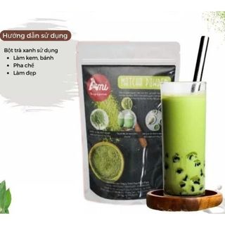 Bột Trà Xanh Matcha AMI – Nguyên Chất 100%, Thơm Ngon, Dinh Dưỡng (100g)