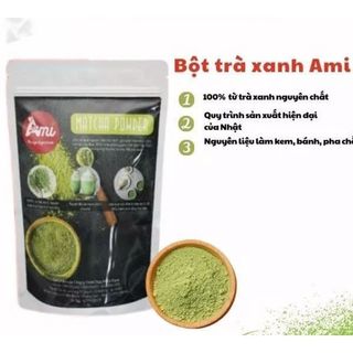 Bột Trà Xanh Matcha AMI – Nguyên Chất 100%, Thơm Ngon, Dinh Dưỡng (100g)