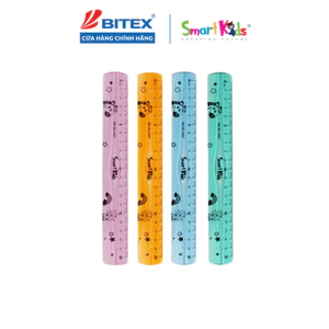 Thước dẻo Smartkids SK-RL1007, Dành cho học sinh cấp 1, cấp 2, cấp 3. Nhựa dẻo bền, màu sắc bắt mắt