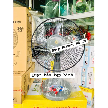 freeship quạt kẹp bình 12V: quạt bàn, quạt rút, quạt cây