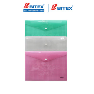 Bìa Nút Officetex khổ A4 OT-MB0001 màu sắc trẻ trung