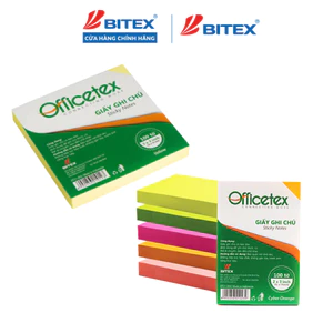 Giấy ghi chú Officetex 3 x 3 nhiều màu