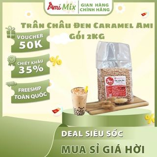 Trân Châu Sống Vị Caramel AMI – Túi 2kg
