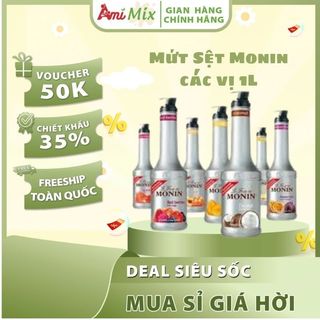 Mứt Sệt Monin 1L – Hương Vị Trái Cây Tự Nhiên, Sánh Mịn & Đậm Đà