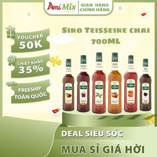 Siro Teisseire 700ml & 1L - Hương Vị Đậm Đà