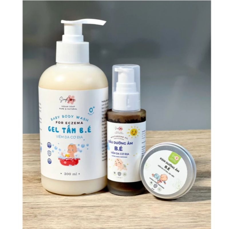 Dầu dưỡng ẩm viêm da cơ địa, eczema, vảy nến Singsong - Giúp tái tạo da, giảm ngứa - 20ml và 50ml
