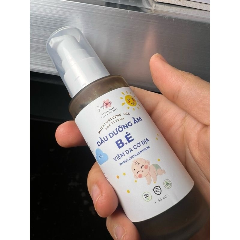 Dầu dưỡng ẩm viêm da cơ địa, eczema, vảy nến Singsong - Giúp tái tạo da, giảm ngứa - 20ml và 50ml