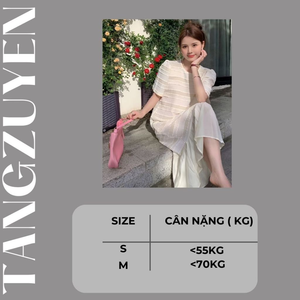 (Nhiều mẫu) Váy đuôi cá cộc tay dáng rộng suông Đầm bầu nữ bigsize oversize babydoll cute dễ thương to T619G