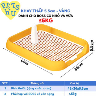 [CHĂM SÓC] KHAY VỆ SINH CHO CHÓ NHỎ 5KG THÀNH THẤP – KM SỐC! LÊN ĐƠN LÀ CÓ QUÀ