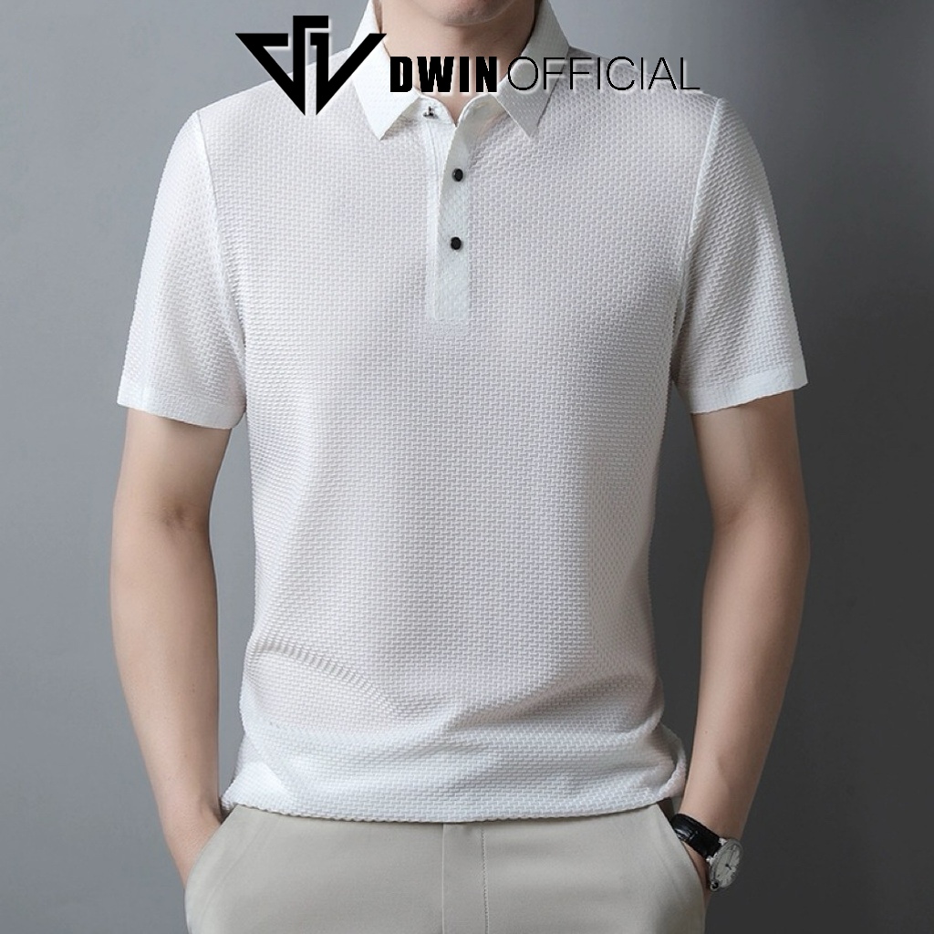Ảnh Áo polo nam DWIN basic chất vải tuyết băng thoáng mát cao cấp chống nhăn local brand 3