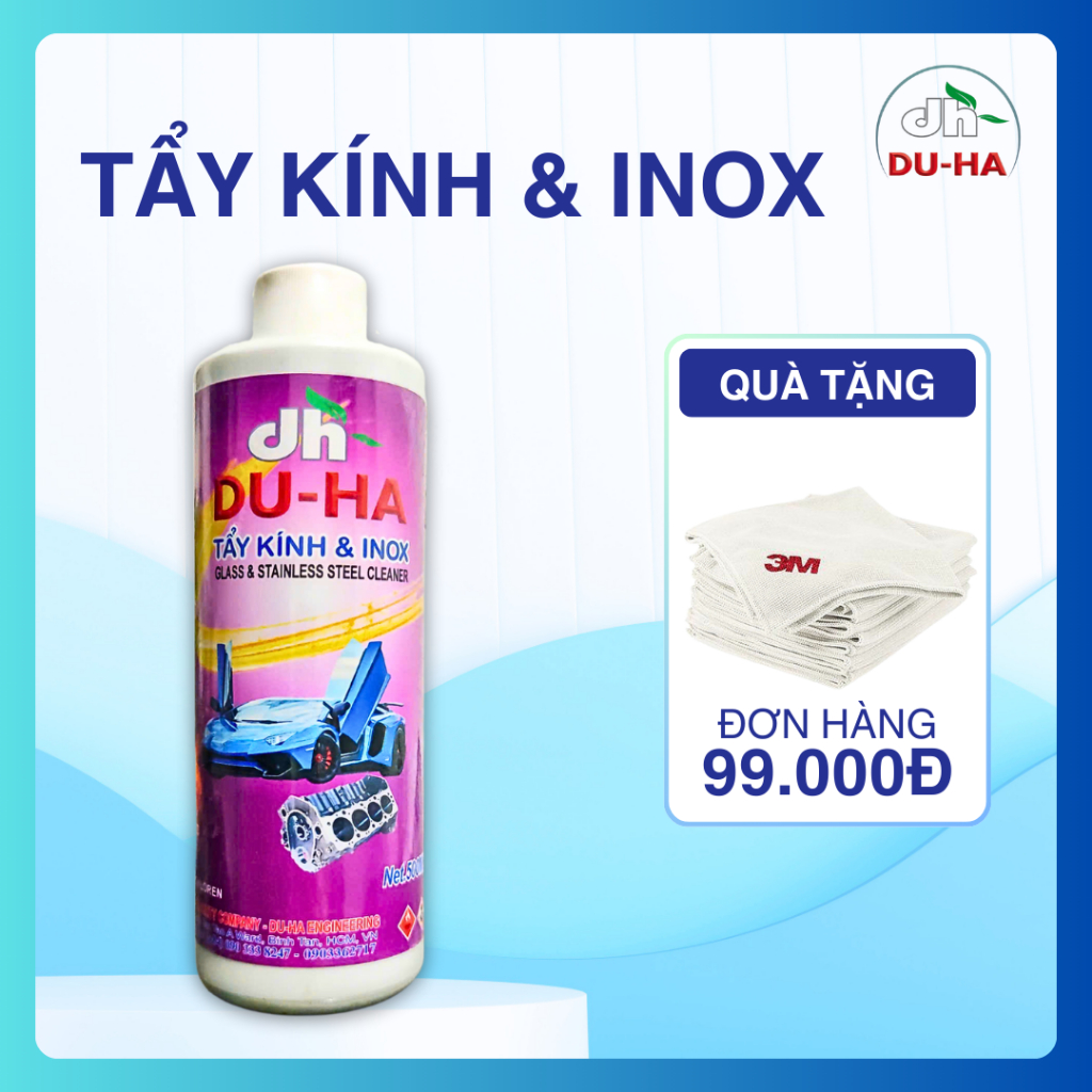Sản phẩm Tẩy Kính và Inox Ố Vàng, Vết Bẩn Khó Ra, Làm Mới Bề Mặt