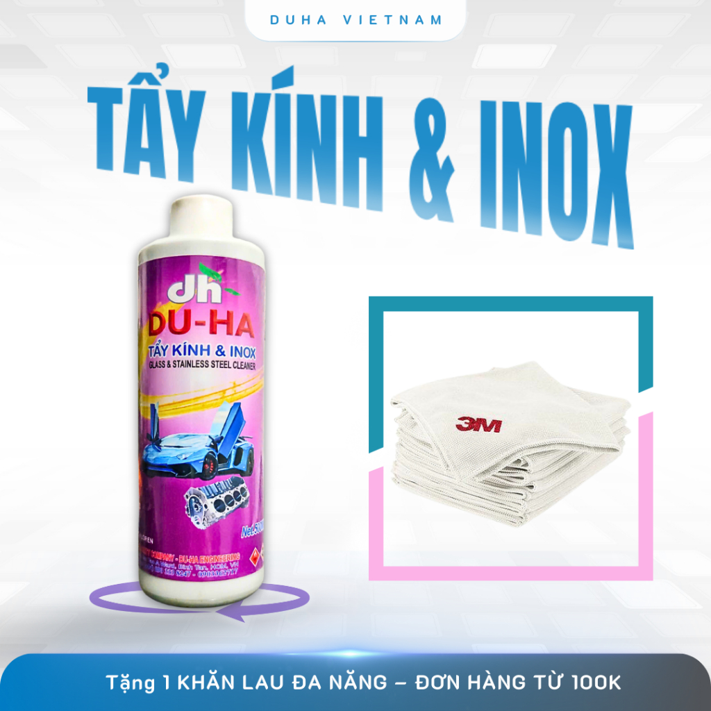 Sản phẩm Tẩy Kính và Inox Ố Vàng, Vết Bẩn Khó Ra, Làm Mới Bề Mặt