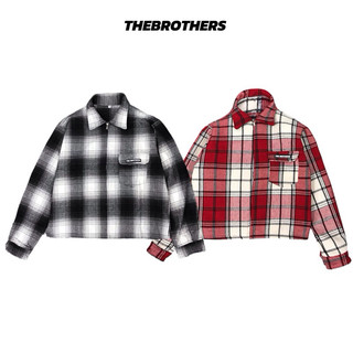 Áo khoác caro nam  Flannel Jacket THEBROTHERS form Boxy  - chất dày dặn nhiều màu form ngang thắt lưng