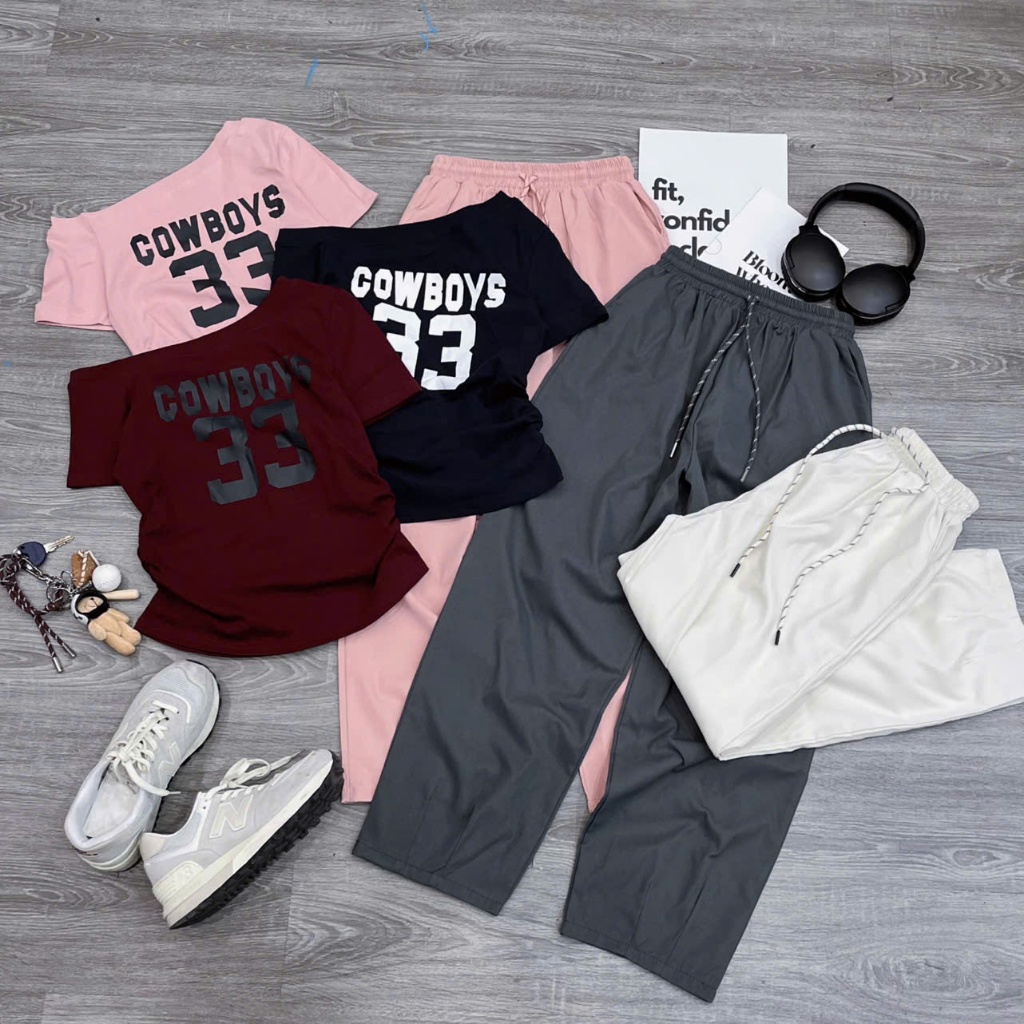 2026. [SÉT QUẦN BAGGY] Sét áo cộc tay chất thun + quần baggy chất thô kaki. Đủ size SMLXL