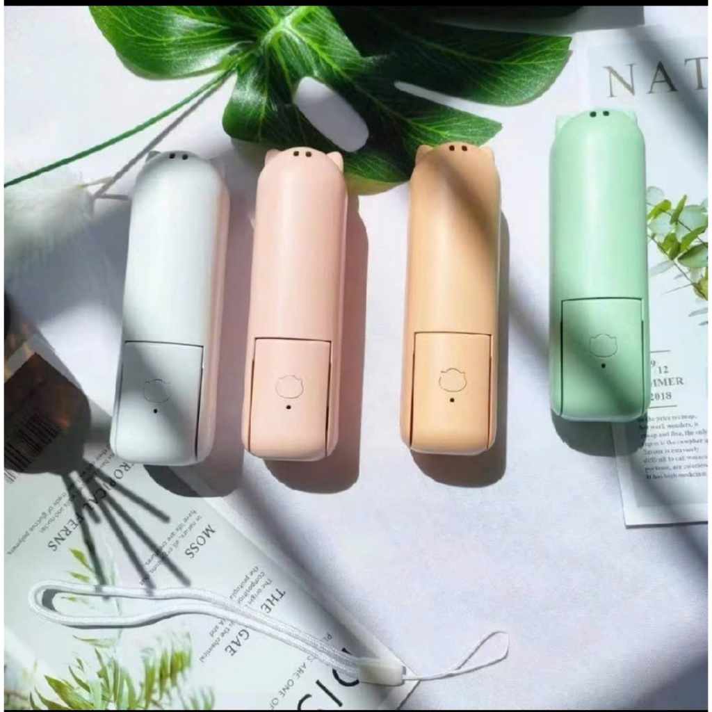 Quạt Mini Cầm Tay 2000mAh Đa Chức Năng Có Thể Gập Gọn Tích Hợp Sạc Dự Phòng, Gió Yên Tĩnh