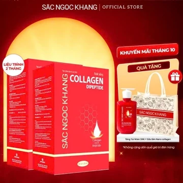 (Combo 2 hộp) Nước uống COLLAGEN sắc ngọc khang, collagen từ Nitta Gelatin nhật bản, cho làn da trắng hồng mịn màng