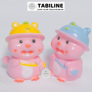 Heo đất ống tiết kiệm tiền lỗ tròn heo loopy size nhỏ đáng yêu cute LD35 - TABILINE