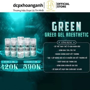 Dung Dịch Xanh Green chuyên dùng trong phun xăm thẩm mỹ