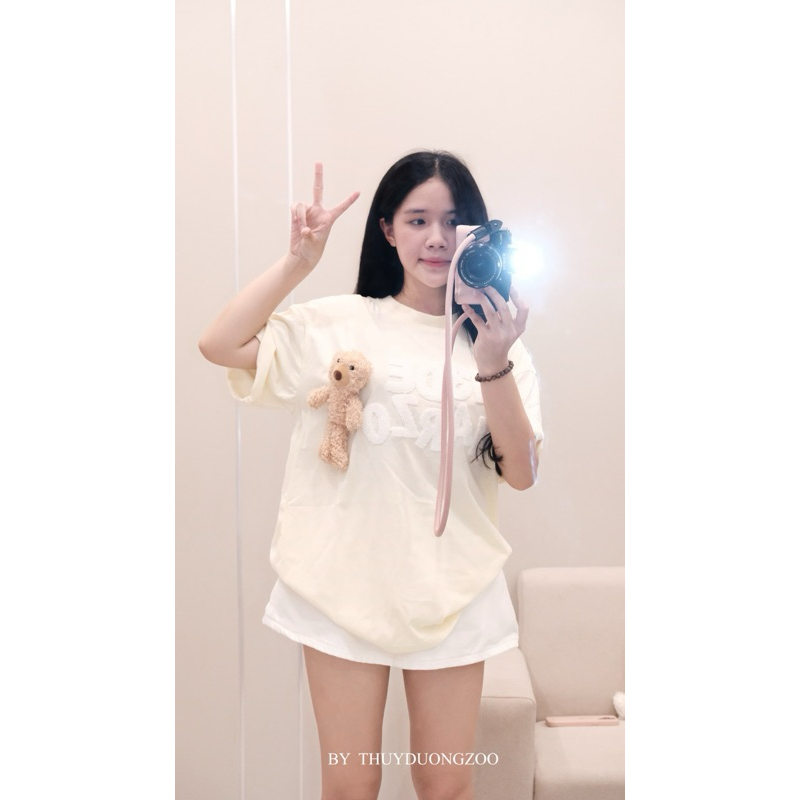 THUYDUONGZOO - ÁO PHÔNG KÈM GẤU CHỮ XÙ