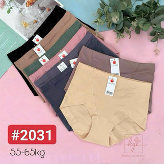 Yi31_ set 3-5 Quần lót cạp cao chất liệu cotton mềm mát giúp che khuyết điểm V2 và thiết kế nâng v3 cho nữ