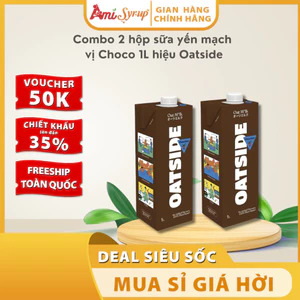 Sữa yến mạch Oatside Chocolate hộp 1L - Thơm ngon dinh dưỡng