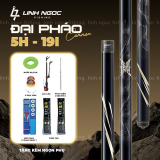 Combo Cần Câu Tay Handing Đại Pháo 5H 28i F1 - Cần Câu Đơn, Cần Câu Đài Đánh Tổng Hợp Cao Cấp