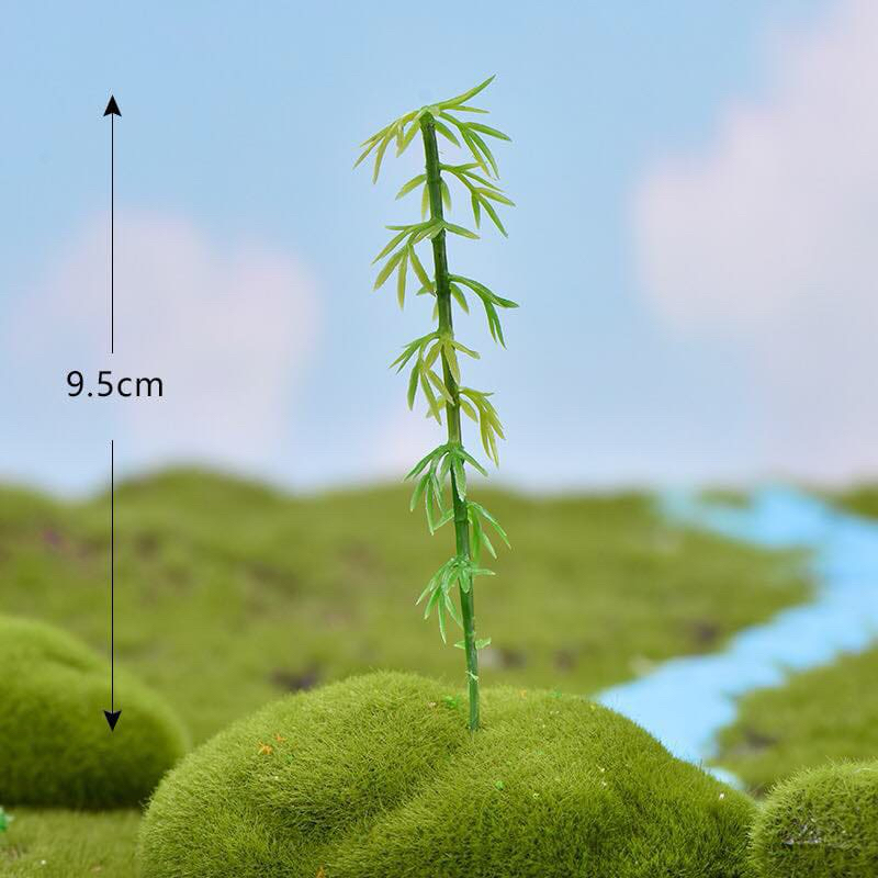 Cây có hoa giả trang trí tiểu cảnh, sân vườn, sen đá, terrarium, thiết kế cảnh quan