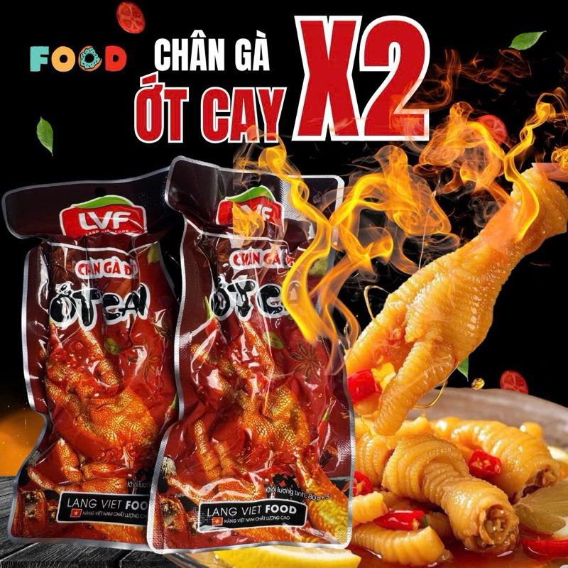 Combo 10 Chân gà ủ vị thượng hạng 35g vàng