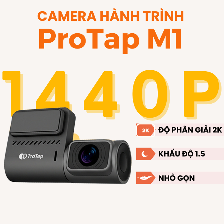 Camera hành trình ProTap M1 - Quốc tế - Độ phân giải 1440P | Shopee ...