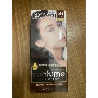 Nhuộm tóc phủ bạc màu thời trang màu tự nhiên đẹp bền màu Hàn Quốc Confume Hair Color 2x60g