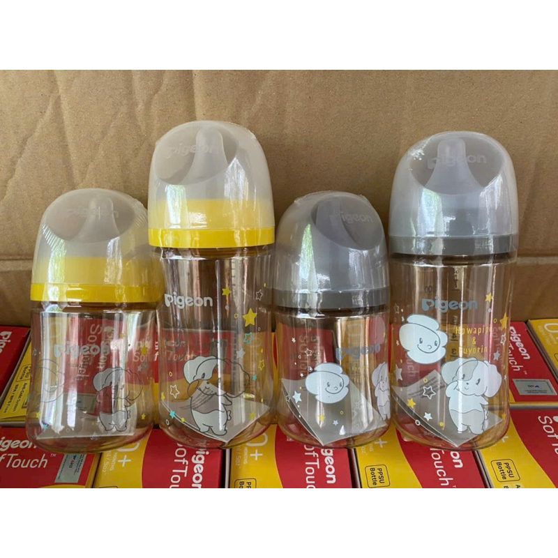 Bình Sữa Pigeon  Thế hệ mới- Bình Sữa Cho Bé TiBong Store Cổ Rộng Cao Cấp 160ml/240ml Bình Sữa Thần Thánh Nhập Khẩu