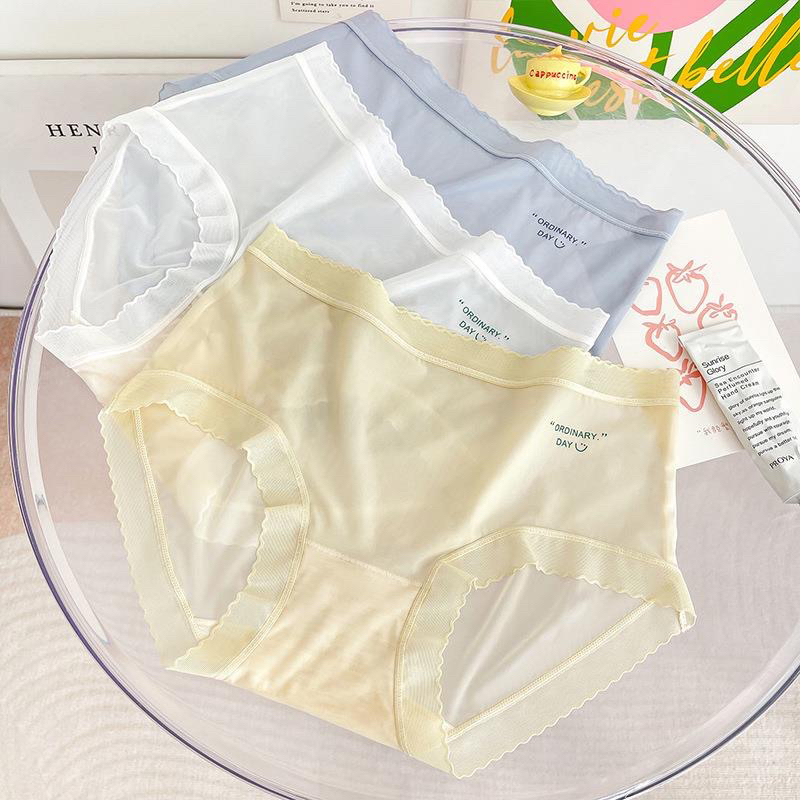 Combo 10 Quần Lót Nữ - Quần Lót Su Ren Phối Chữ Gợi Cảm 406