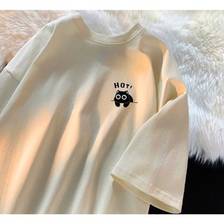 áo thun phông nam nữ form rộng unisex KONOVA chất liệu cotton in HOT
