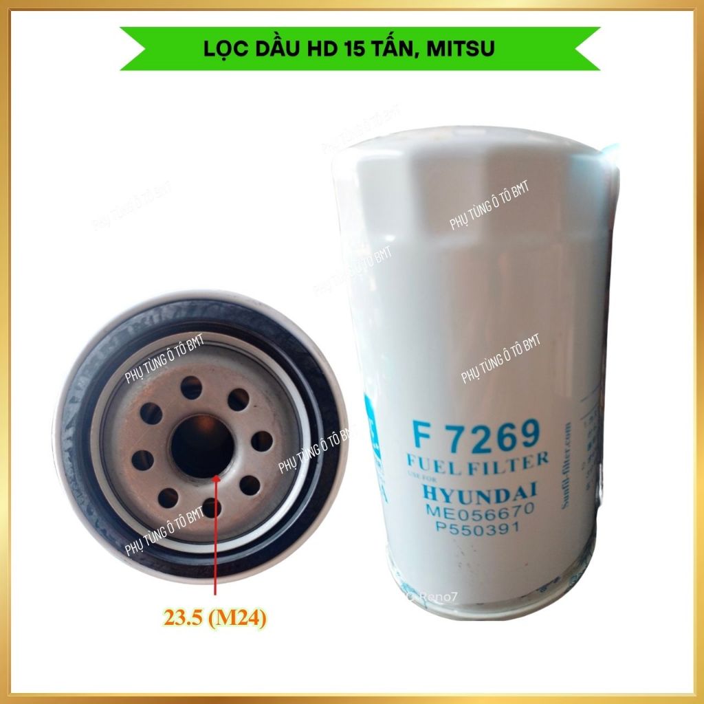 Lọc nhiên liệu (lọc dầu) Hyundai 11-15 tấn, Mitsu Fuso, Mazda