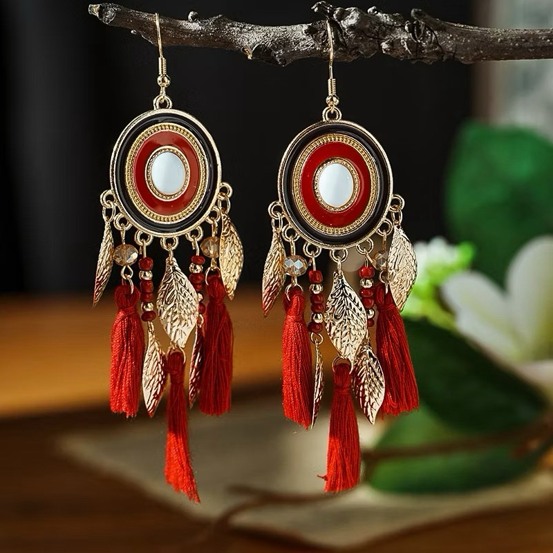 Bông Tai / Khuyên Tai Boho Du Lịch Đi Biển Mẫu Mới Hàng Sẵn