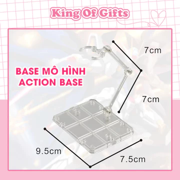 Đế mô hình Action Base lắp ráp cho mô hình gundam, shf, mô hình khớp King Of Gifts #04D