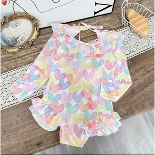 Đồ bơi cho bé gái 1 mảnh, bikini 1 mảnh cho bé gái sz 8-30kg, bikini cho bé gái dài tay