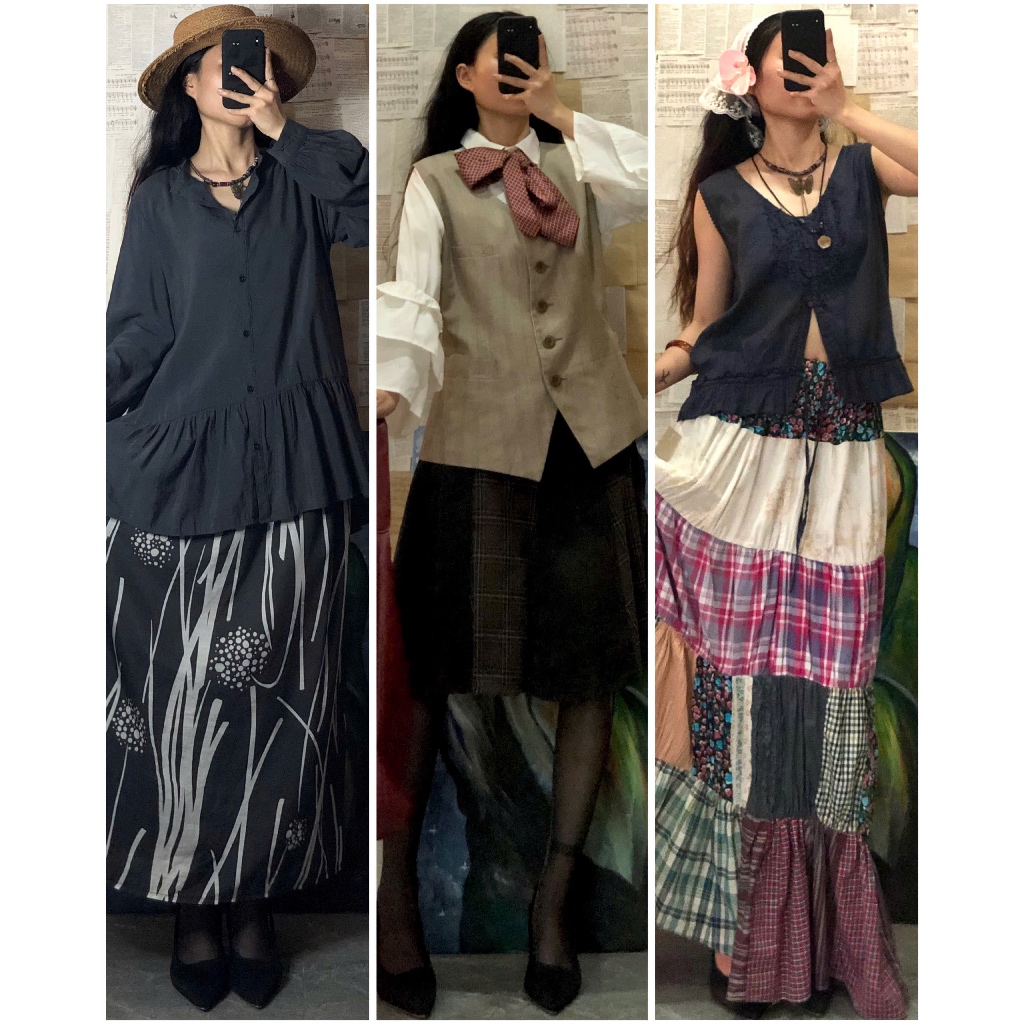 Set đầm váy vintage chọn mẫu April6 clothing 🌻 _ ig: april6_clothing