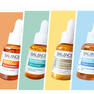 Serum Balance Làm Sáng Da, Mờ Thâm Vitamin C Brightening Serum Glow & Radiance (30ml)