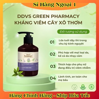 Dung dịch vệ sinh phụ nữ Apteka Zelenaya 370ml Làm Dịu Da, Giúp chống Khuẩn, Cân Bằng Độ pH Vùng Kín của Nga