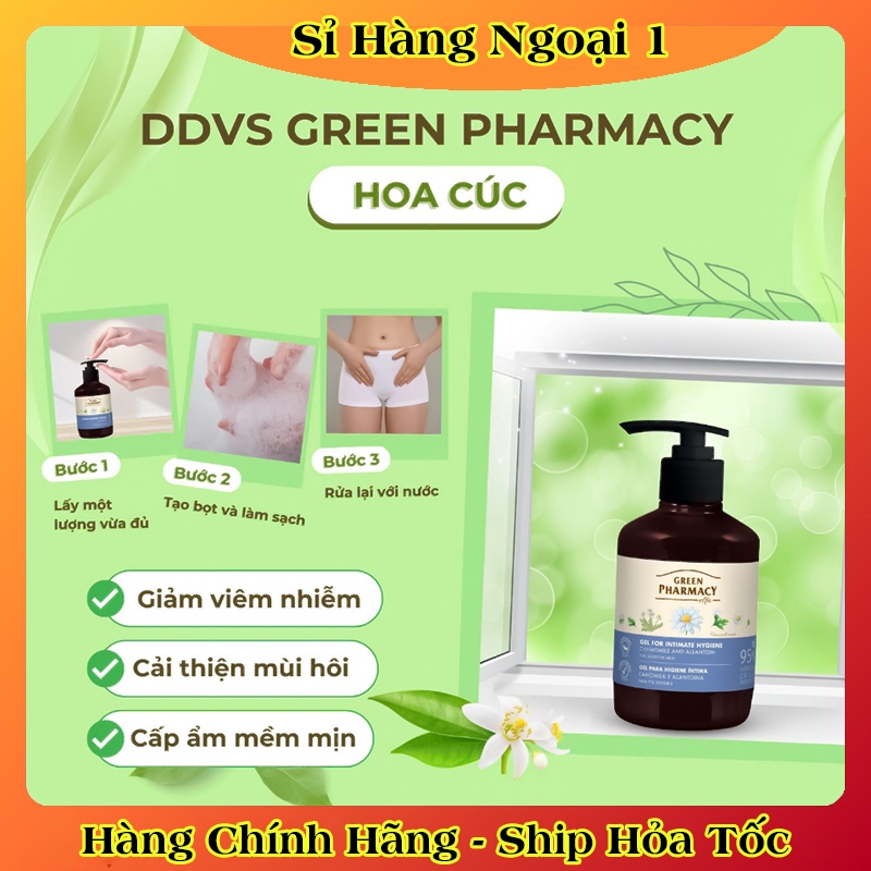 Dung Dịch Vệ Sinh Phụ Nữ Zelenaya Apteka 370ml Kháng Khuẩn, Cân Bằng Độ pH của Nga