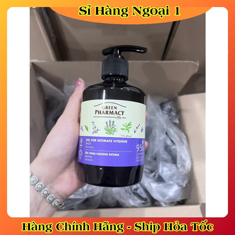 Dung Dịch Vệ Sinh Phụ Nữ Zelenaya Apteka 370ml Kháng Khuẩn, Cân Bằng Độ pH của Nga