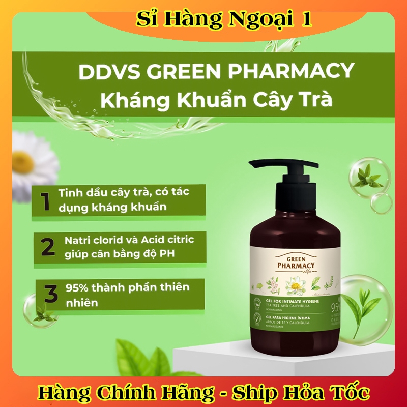 Dung Dịch Vệ Sinh Phụ Nữ Zelenaya Apteka 370ml Kháng Khuẩn, Cân Bằng Độ pH