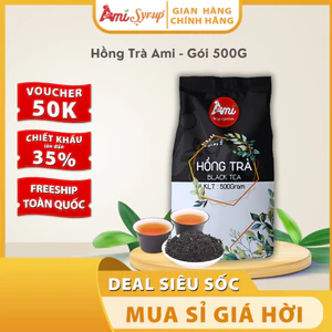 Hồng Trà/ Trà Đen Ami Gói 500G - Nguyên Liệu Lý Tưởng Dùng Cho Pha Chế Trà Sữa